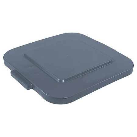 Rubbermaid Rubbermaid Brute Square Trash Can Flat Lid - 40 Gallon, Gray BUY00540762